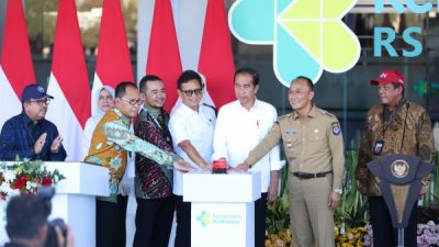 Dampingi Jokowi Resmikan RS OJK, Danny Pomanto: Bisa Topang IKN
