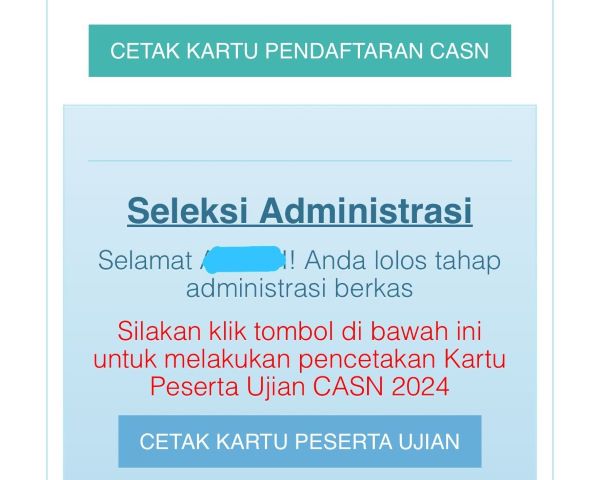 Kartu Ujian SKD CPNS Sudah Bisa Dicetak, Tes Mulai 16 Oktober