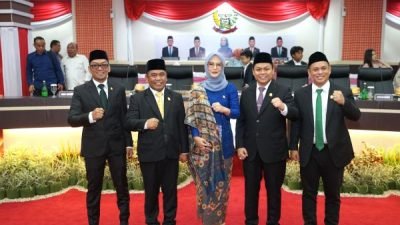 5 Pimpinan DPRD Provinsi Sulsel Resmi Dilantik, Andi Rachmatika Dewi Jadi Ketua