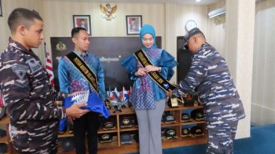 Promosikan Maritim Sulbar di Kanca Nasional, Danlanal Mamuju Terima Kunjungan PPMI