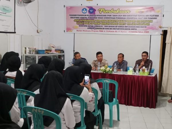 LKPW Al Fikri Jeneponto Resmi Buka Pelatihan Tata Rias di LKP Navega