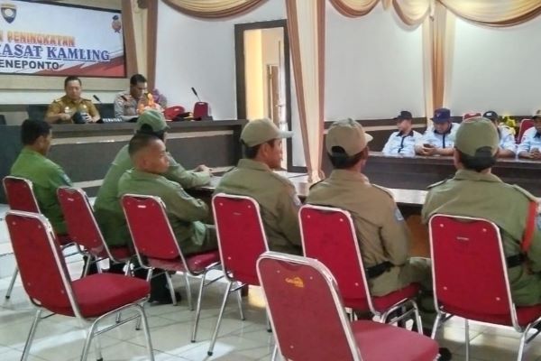 Jelang Pilkada 2024, Polres Jeneponto Gelar Pelatihan Peningkatan Kemampuan Kasatkamling