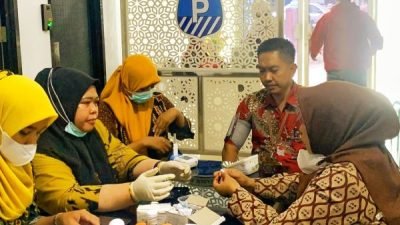 Cegah Penyakit Menular, Perumda Parkir Makassar Gelar Cek Kesehatan