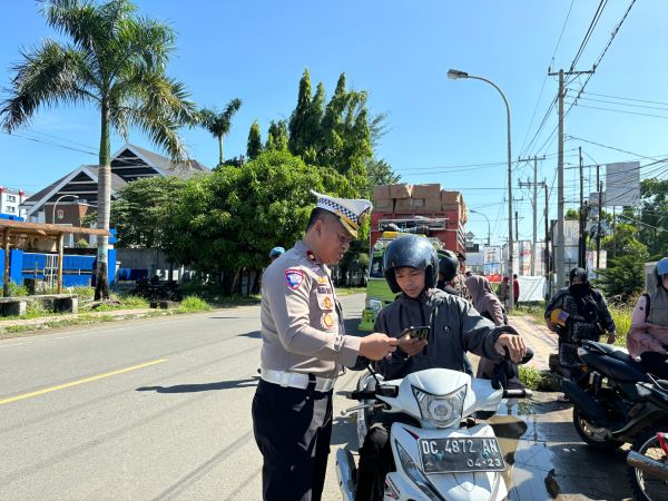 Hari Ketiga Operasi Marano, Ditlantas Polda Sulbar Tindak 23 Pelanggar