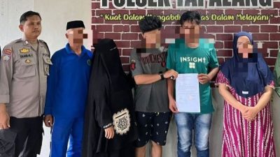 Problem Solving, Polsek Tapalang Berhasil Damaikan Warga yang Terlibat Perkelahian
