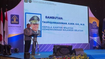 Serap Aspirasi Masyarakat, Kemenkumham Sulsel Gelar Diskusi Publik RUU Hukum Acara Perdata