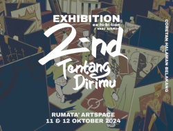 Coretan Halaman Belakang Gelar Pameran Karya Seni Kedua di Makassar
