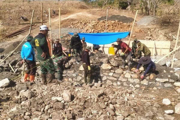 Hari Kedua TMMD, Sejumlah Pekerjaan Fisik Tunjukkan Progresnya!