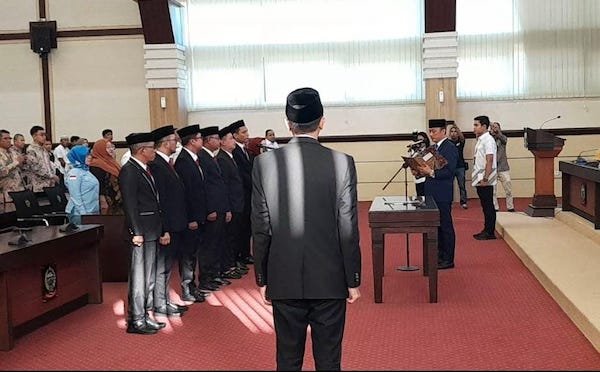 Pj Gubernur Resmi Lantik 7 Komisioner KPID Sulsel