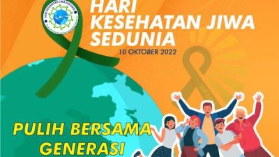 10 Oktober Dunia Peringati Hari Kesehatan Mental