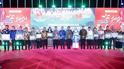 Dukung Program Nasional Bangga Buatan Indonesia, Pemprov Sulsel Beri Penghargaan ke Pelaku UMKM