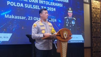 Polda Sulsel Gelar Pembinaan Personel Polri untuk Penanggulangan Radikalisme dan Intoleransi