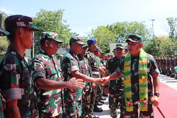 Kunker ke Kodim Jeneponto, Pangdam XIV/Hasanuddin Tekankan Netralitas TNI di Pilkada