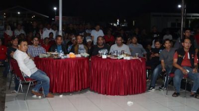 Kapolres Jeneponto Fasilitasi Nobar Timnas Indonesia, Pererat Silaturahmi Jelang Pilkada 2024