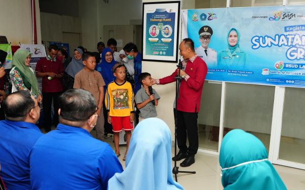 Rayakan HUT ke-355, Pemprov Sulsel Gelar Sunatan Massal Gratis