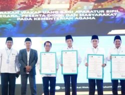 Menag Rilis Gerakan Wakaf Uang Kementerian Agama