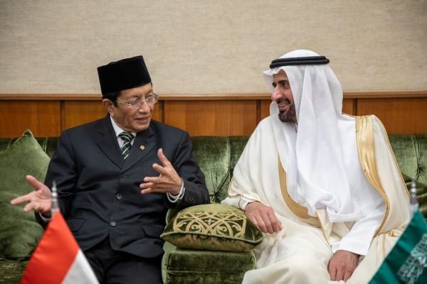 Bahas Haji 2025, Menag RI Bertemu Menhaj Saudi di Masjidil Haram