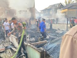 Pengemasan Pertalite Picu Kebakaran di Majene, 8 Rumah Warga Ludes