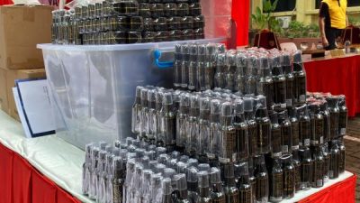 Polda Sulsel dan BPOM Makassar Sita 6 Produk Kosmetik Berbahaya