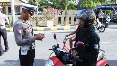 Satlantas Polres Majene Intensifkan Operasi untuk Tekan Pelanggaran Lalu Lintas
