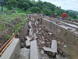 Telan Anggaran Rp13 Miliar, Proyek Kontruksi Saluran Irigasi di Jeneponto Jebol