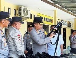 Antisipasi Penyalahgunaan Senjata Api, Kapolres Majene Tekankan SOP