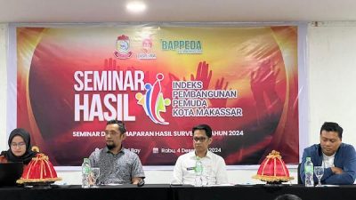 Makassar Raih Angka 58 Persen Indeks Pembangunan Pemuda, Lebih Tinggi Dari Nasional