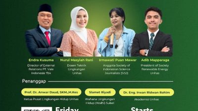 PK Identitas Unhas Gelar Ident Talk, Rangkul Anak Muda Peduli Lingkungan