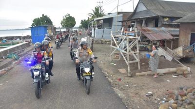 Jelang Rekapitulasi Surat Suara, Kapolres Bulukumba Patroli Cooling System
