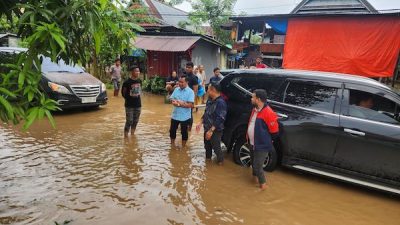 Lakukan Lawatan Perdana, Pj Bupati Jeneponto Langsung Disambut Musibah Banjir
