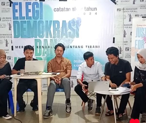 Catahu LBH Makassar Sepanjang 2024 : 192 Kasus Pelanggaran HAM