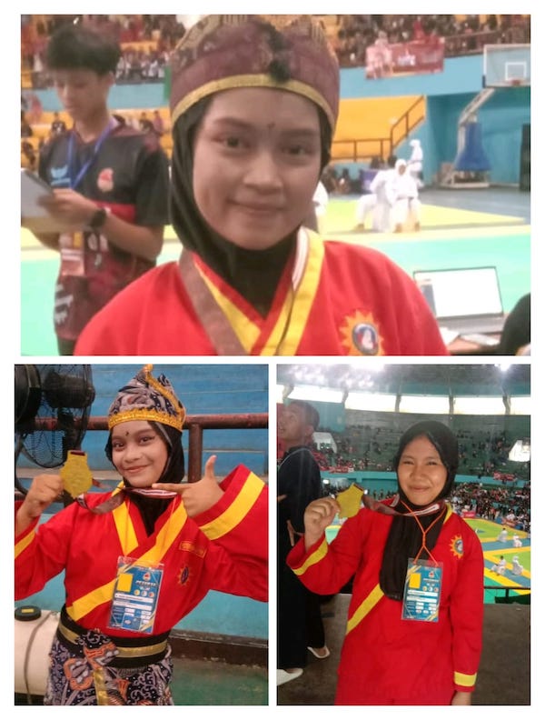 3 Siswa SMPN 2 Bulukumba Raih Medali Emas di Kejuaraan Silat Makassar Championship 2024