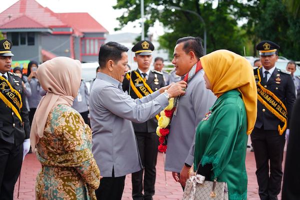 Kanwil Kemenkumham Sulsel Gelar Penyambutan dan Pengantar Tugas Pimpinan Tinggi