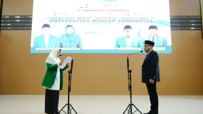 Resmi Dilantik, Prof Hambali Thalib Jabat Rektor UMI