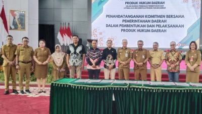 Bapemperda DPRD Sulsel Hadiri Rakornas Pembentukan Produk Hukum Daerah di Kaltim