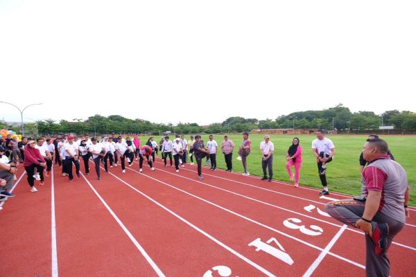 Jogging Track Bahan Rubber dan Berstandar Nasional Hadir di Gowa