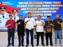 Bupati Adnan Lepas Purna Tugas 4 Pejabat di Gowa