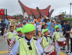 Rangkaian HAB Kemenag, Ratusan Warga Jalan Sehat Kerukunan di Toraja Utara