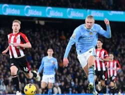 Man City Ditahan Brentford 2-2, Drama Gol Penyeimbang di Injury Time