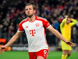 Gol Penalti Harry Kane Antar Bayern Muenchen Menang 1-0 Atas Borussia Moenchengladbach