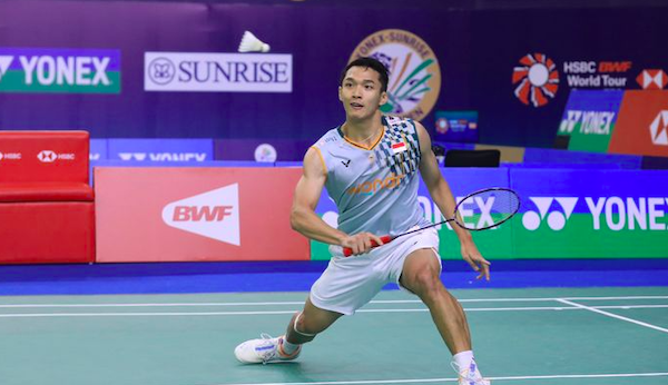 Jonatan Christie Terhenti di Semifinal India Open 2025, Usai Dikalahkan Pebulutangkis Denmark