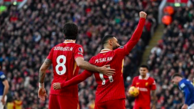 Liverpool Bungkam Ipswich Town 4-1