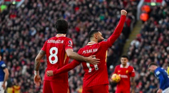 Liverpool Bungkam Ipswich Town 4-1