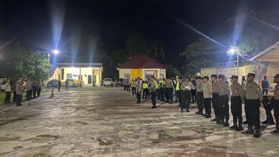 Polres Jeneponto Terjunkan Ratusan Personil Amankan Malam Tahun Baru 2025