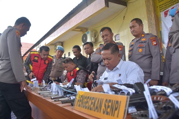 Tim Gabungan Polda Sulsel Periksa Senpi di Polres Bulukumba, Ada Apa!