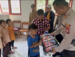 Kapolres Jeneponto Kunjungi Sekolah Pedalaman, Ini yang Dilakukan!