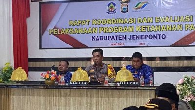 Canangkan Penanaman Jagung Sejuta Hektar, Polres Jeneponto Gelar Rakor Ketahanan Pangan