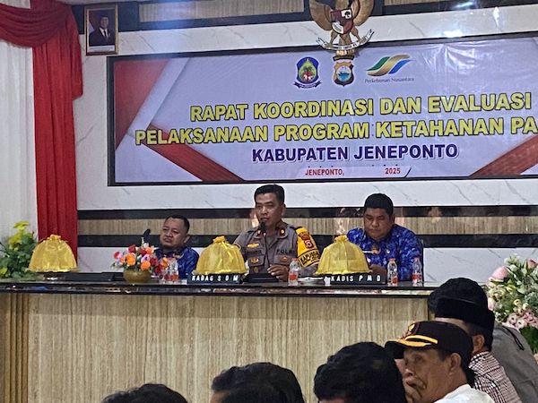 Canangkan Penanaman Jagung Sejuta Hektar, Polres Jeneponto Gelar Rakor Ketahanan Pangan