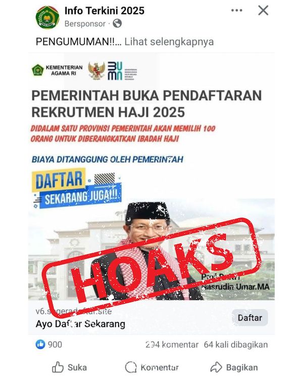  Waspada, Cek Info di Web dan Medsos Kemenag