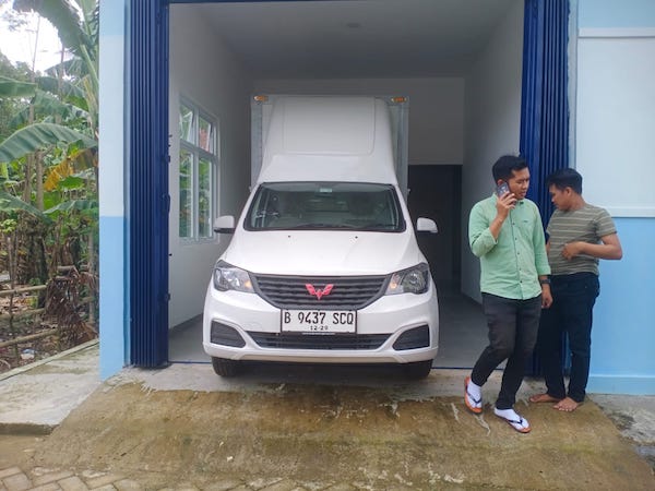 2 Armada Pengangkut Makanan Gratis Siap Beroperasi di Takalar